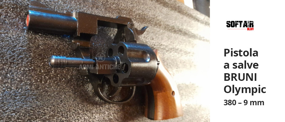 Pistola a salve BRUNI modello Olympic calibro 380 – 9 mm a salve - Blog  Softair